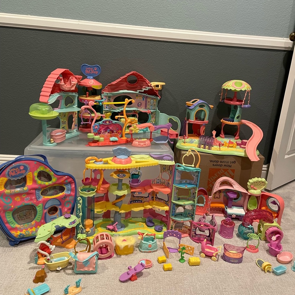 LPS Littles my Pet Shot BIGGEST LOT Town